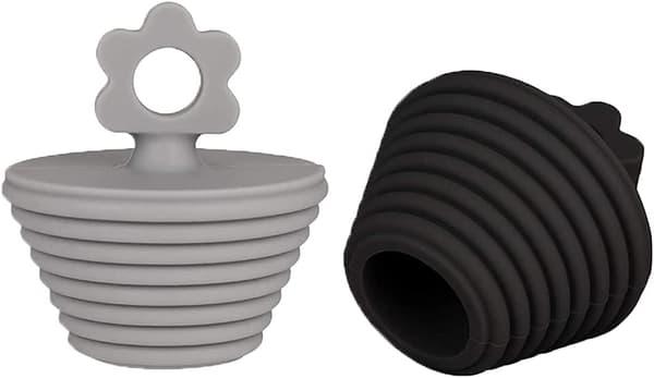 Badekarpropp, 2 Universal Avløpsstopper, Silikon Avløpsstopper