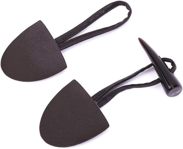 10-pack Falskt Läder Toggle-knappar för Kappa, Jacka, Gymväska - C