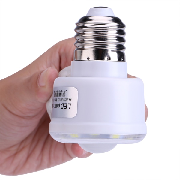 1,8W 220V PIR Infraröd Rörelsesensor 10 LED-lampa Sovrum Energi