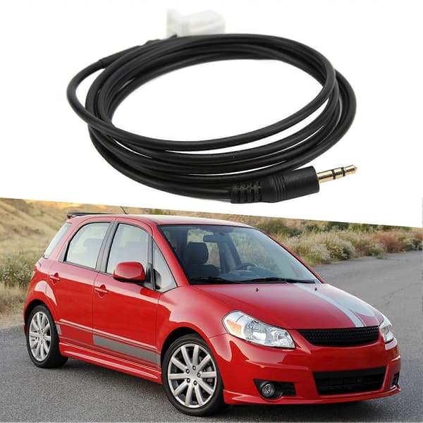 Bil CD-veksler AUX lydkabeladapter erstatning for Suzuki SX4 / Grand Vitara 2007-2010