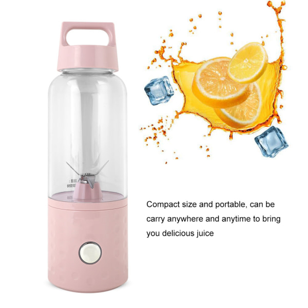 500ML Bärbar USB Laddningsbar Blender Juicer Extraktor för