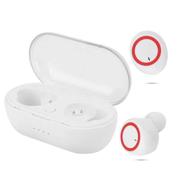 Trådlösa Bluetooth 5.0 Hörlurar S6 Halv In-Ear HIFI Ljudkvalitet Äkta Stereo Hörlurar