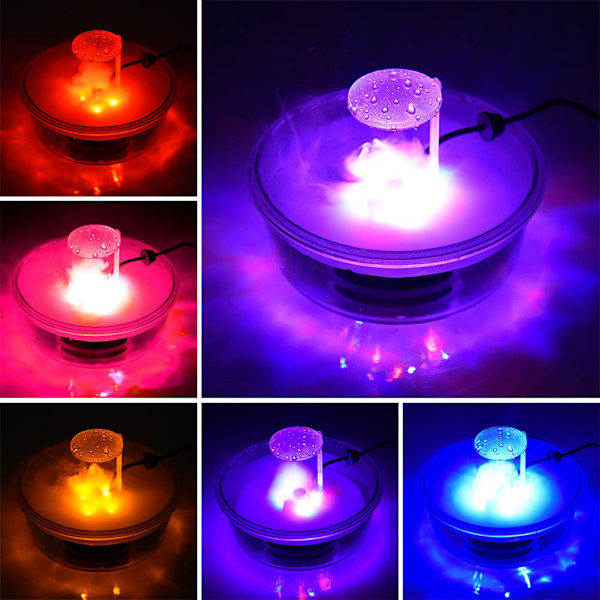Halloween Led Atomizerlampa Häxkittel Färgväxlande Lampa