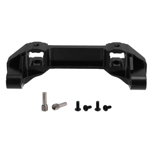 Aluminiumslegering -4 Front Base Støtfangerbjelke for -4 1/10 RC Crawler TRX4 RC Bil Oppgraderingsdeler Svart
