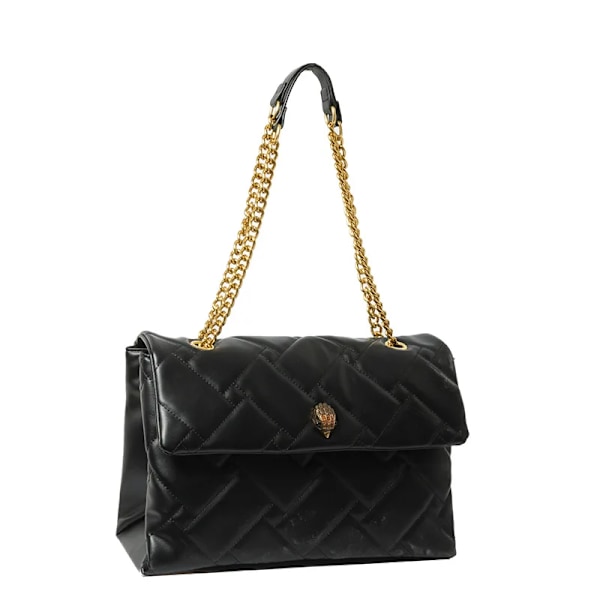 Black Kurt Geiger Handbag Large Rhombus Big Shoulder Bag for Women Casual Crossbody Cowhide UK Ladies Brand Bags Purse
