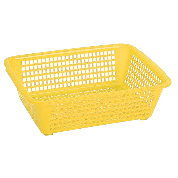 30*22*9 cm Färgglad Stapelbar Skrivbordsförvaringslåda i Plast, Penna Papper Organizer Låda för Skola Kontor Bibliotek Yellow
