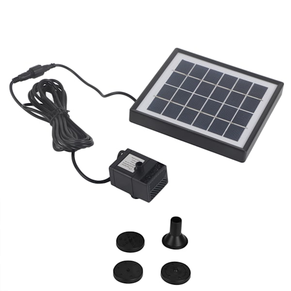 1,5 W Miniatyr Borstlös Akvarium Fontän Damm Sol
