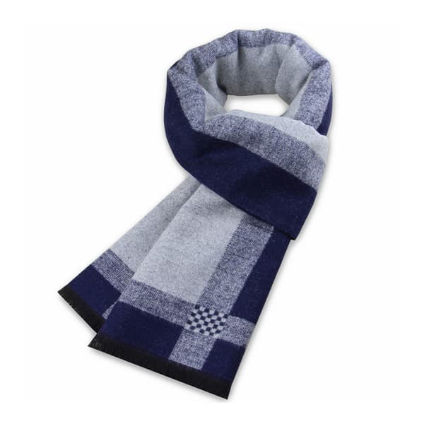 Herre Halstørklæde Sort Grå Vinter Tyk Imitation Cashmere Herre Halstørklæde Med