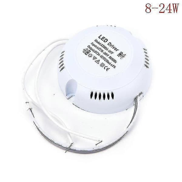 LED-driver 8-24W høyeffektiv strømforsyning AC 176V~265V for taklampe ny