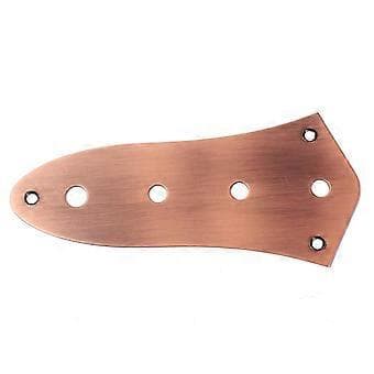 4-håls kontrollplatta för Jazz Bass Gitarrdel Hög kvalitet Brun()