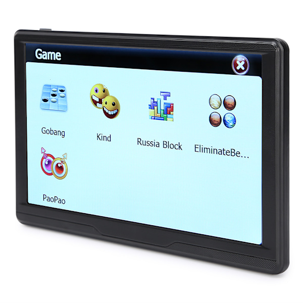 7-tums Bil GPS Navigator Fordonsmonterat Navigationsinstrument Röstnavigerings Tillbehör