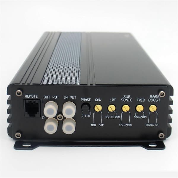 Enkanalsförstärkare Klass D Digital Bilförstärkare 600W Högeffekts Bilförstärkare Bil Audio Modifiering K-600.1D