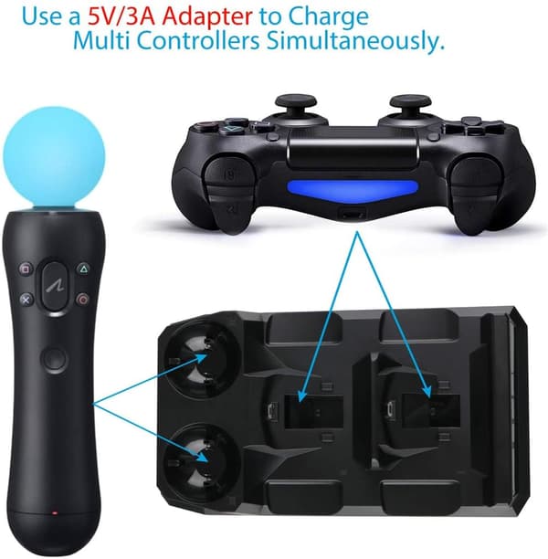 Kontrollerbatterier, Xbox One X/One S/One Elite Dual Kontroller Ladestasjon med 2 Oppladbare Batterier