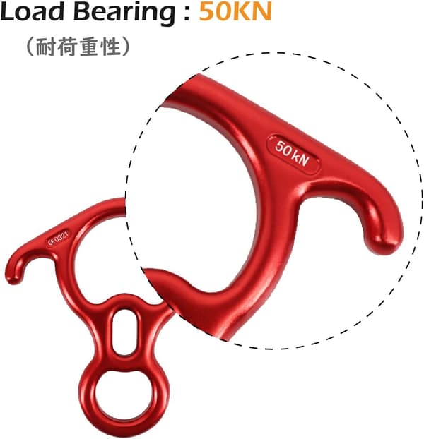 Nedfiringsudstyr Rappel Enhed 35kN 50kN Aluminium D