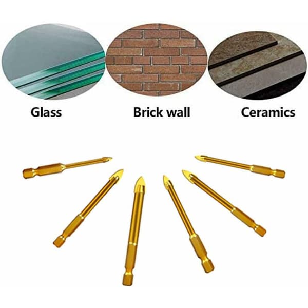 Bor for glass, keramikk, fliser, krystall, wolframstål, med S