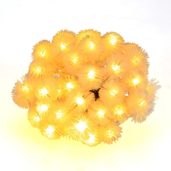 Batteridrivna Led String Lights Glada 6m 19ft 40 Hårbollsform LED-lampor Fairy Decorativ