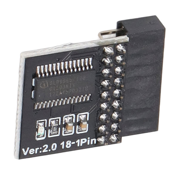 TPM2.0 Säkerhetsmodul, Krypteringssäkerhetsmodul TPM2.0 Fristående Krypteringsprocessor för ASROCK Moderkort Kompatibel med WIN11 Stöder DDR4