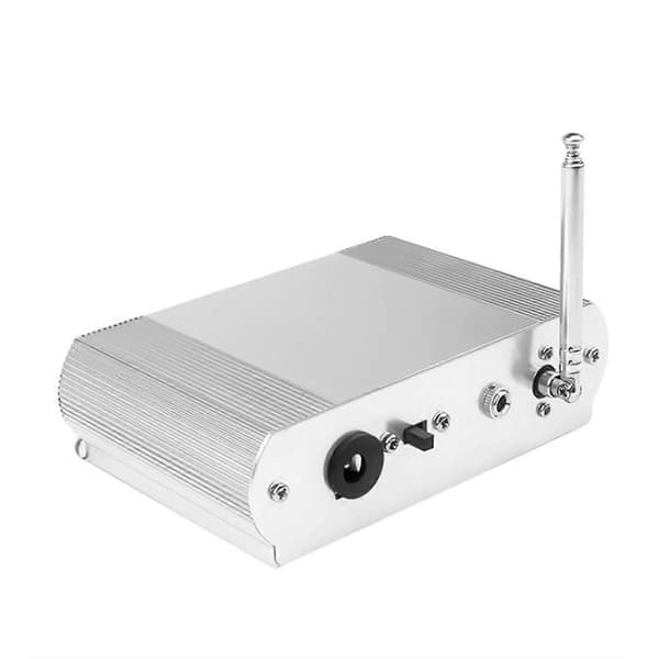 Bluetooth MP3-spiller dekoderkort FM-radio, USB, TF, trådløs lyd og håndfri samtale, fjernkontroll sølv