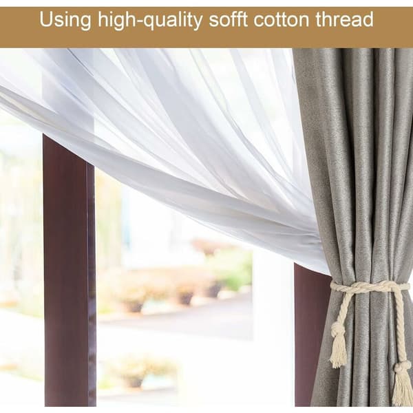 8 Stycken Draperihållare Rep Draperihållare Handgjorda Gardiner