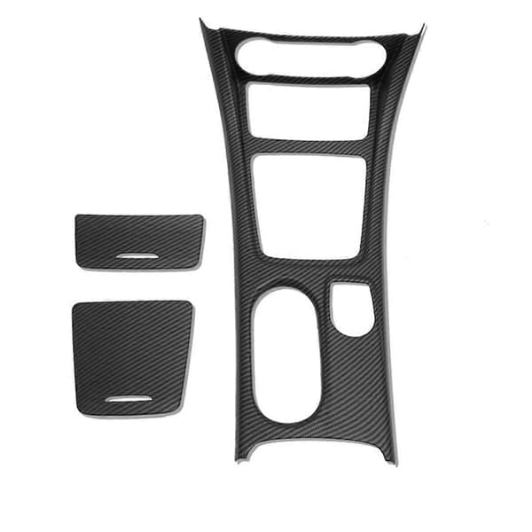 RHD Konsol Vandkopholder Panel Trim Cover til A W176 CLA C117 GLA X156 2013-2019 Mat Carbon Mønster