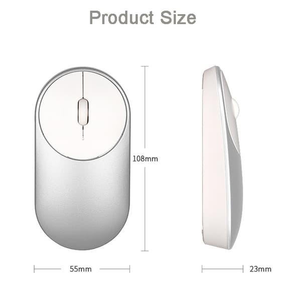 Precision Tracker Trådlös Mus För Windows Android IMAC, Äkta Läder Ytmus Med Multi-Enhetskompatibilitet, Ergonomisk Optisk Mus