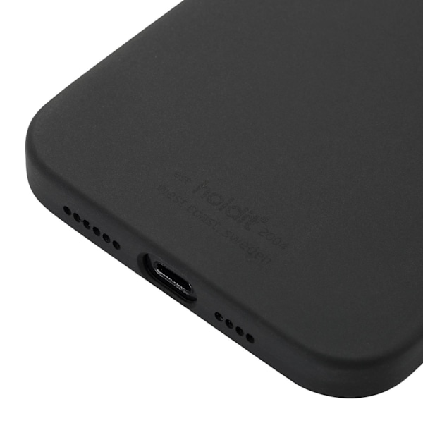 iPhone 12 Pro Max - holdit Mobilskal Silikon - Svart Svart
