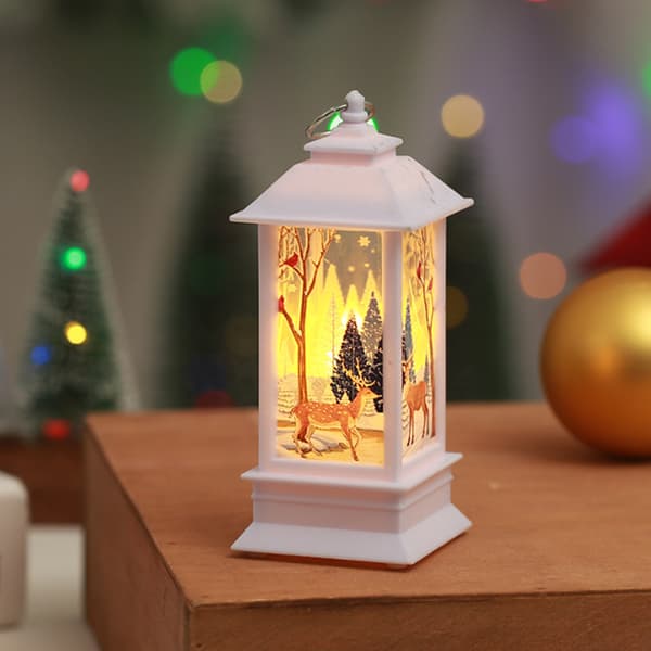 Julelys med LED-telys for juledekorasjon