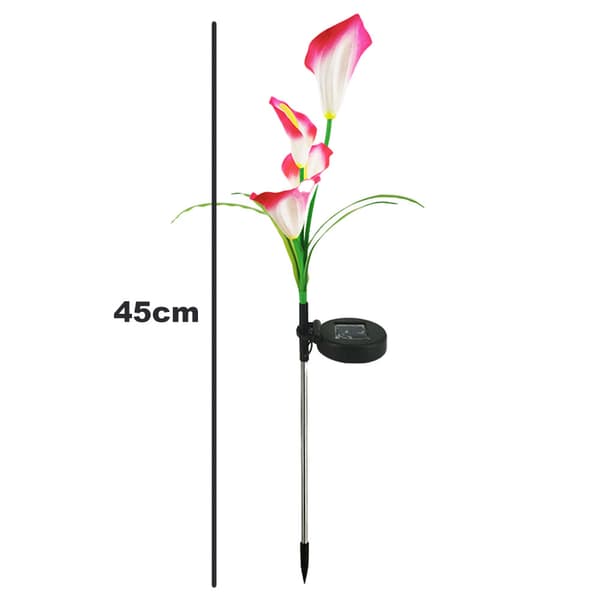 Solar Blomster Dekorativ Belysning Udendørs Have, Calla Lily