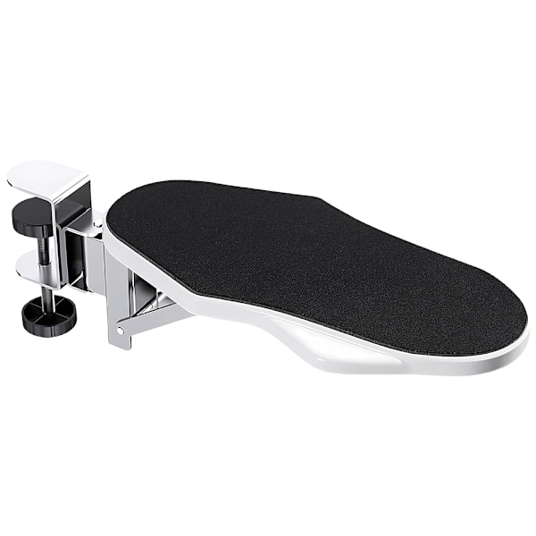 EINNENFFER Ergonomiskt Armstöd, 180° Roterbart, 90° Fällbart, Utdragbart, För Kontor, Ställ, Svart