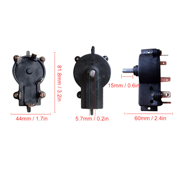 Elektrisk Propellermotor Strömbrytare Utombordsmotor Ersättning Hastighetsregulator Tillbehör Högkvalitativa Material Hållbar Prestanda Aluminiummaterial