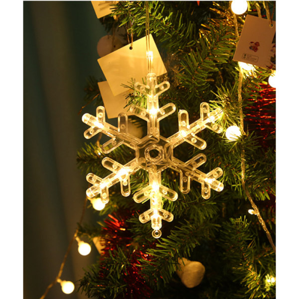 LED-Acryl-Schneeflocke "Icy Star", 16 warm white LED, ca. 18 x