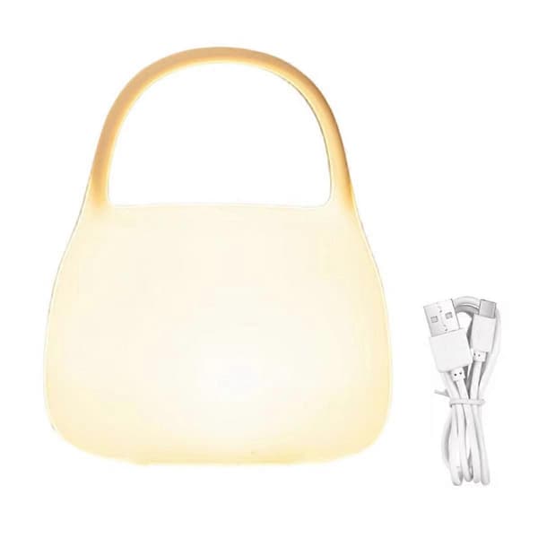 Nattlys for barn USB-lading Nattlys Bordlamper Bordlampe Berøringsfølsom funksjon til jul