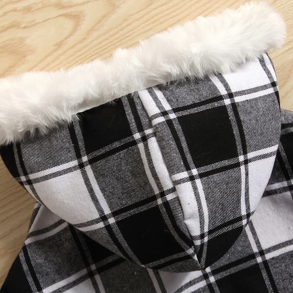 Holiday Jentekjoler Rutete, Julekostyme grey 120cm