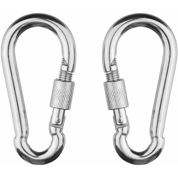 Karbinhake för dörrstång, hängmatta pull up bar/gym bar hängande kit K