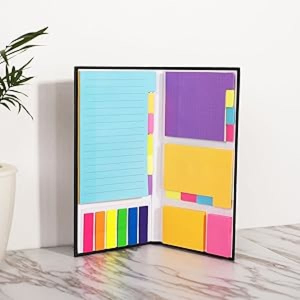 Mr. Pen - Set med självhäftande lappar, självhäftande flikar, 410-pack, självhäftande avdelare, skolmaterial, kontorsmaterial, självhäftande lappar för planerare, självhäftande lapp green