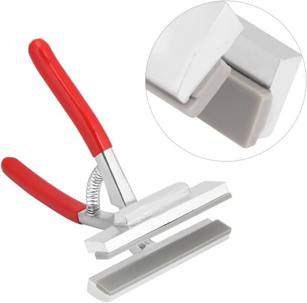 Extra Stor Dukklämma 12cm Konstmaterial Duk Metall Sträckning