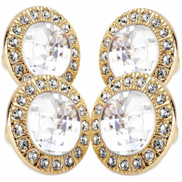 10 stk. 30 mm runde dørknapper 30 mm håndtak glitrende krystall strass H