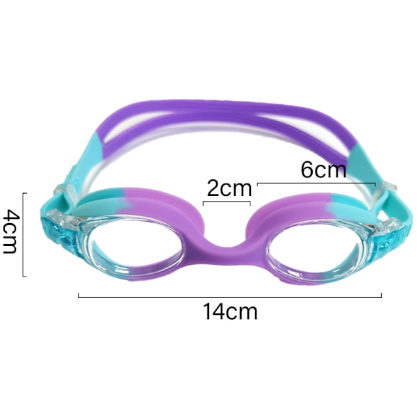 Barn Snorkel Simmask, Barn Dykmask Anti-Dimma Simglasögon