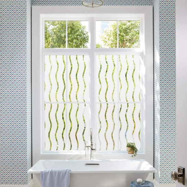 20cm*100cm, PVC materiale, bølgemønster, anti-lys og anti-kiggeri