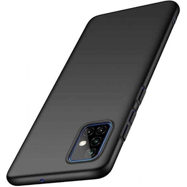 Samsung A71 Ultratunt Mattsvart Skal Basic V2 Svart