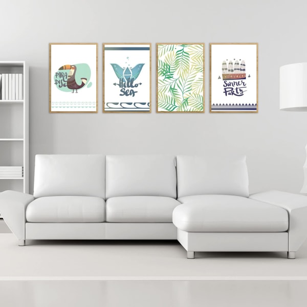 Modern Canvas Väggkonst Målning Tryckt Bild Hemma Kontor