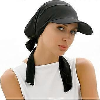 Hodeplagg med brem for kvinner, solbeskyttelse, baseballcaps, turban, newsboy cap