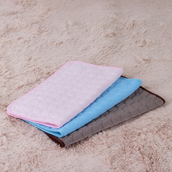1 stk. (pink) 62*50cm Kølemåtte til Kat Hund, Kølemåtte Sølv Is