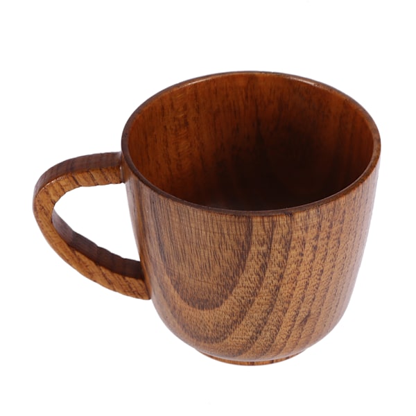 1 st träkopp handgjord naturlig trä kaffe te öl juice