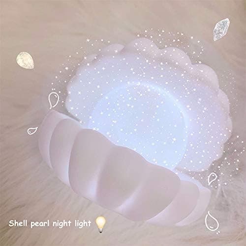 Shell Pearl Sänglampa Nattlampa Sovrum Ljus Clamshell
