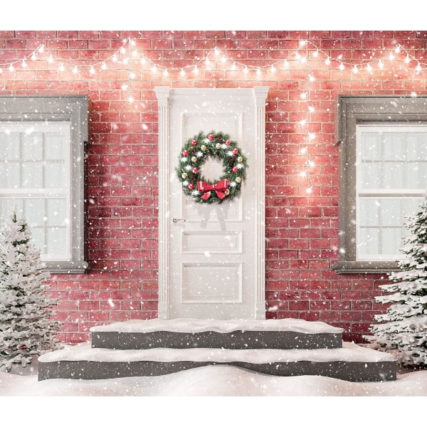 80 LED Christmas Snowflake String Lights Hanging Decorations -