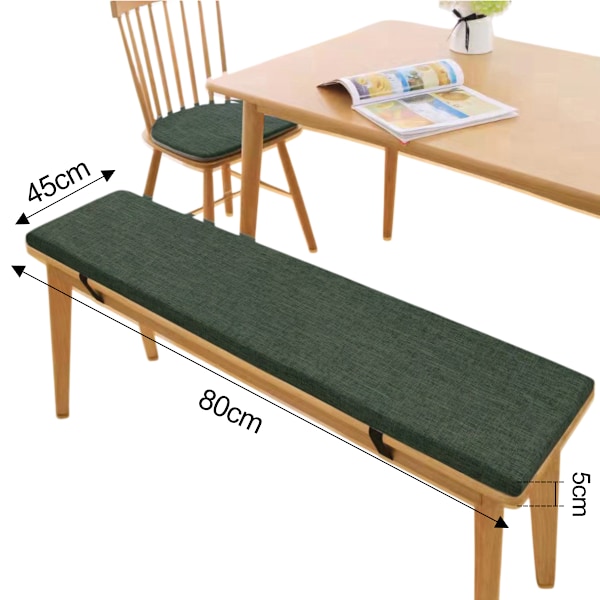 5 cm tjock sittdyna för bänk, tvättbar stolsdyna för bänk, trädgårdsbänkdyna utomhus, stor sittdyna för stol golv kontorsstol, Style 2