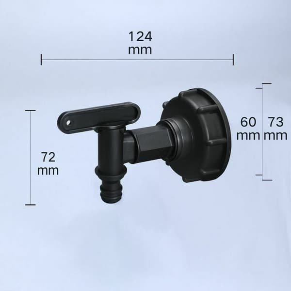 S60x6 tappesammenkoblinger for IBC-tanker