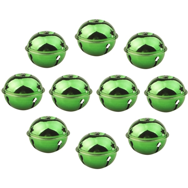 10 Stück Glöckchen Weihnachtsbaumschmuck Mehrfarbig Schellen