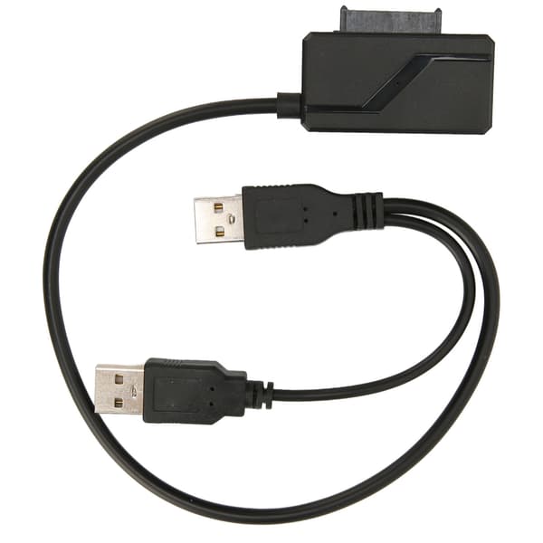 Stabil USB-drivenhetskabel Slimline SATA Laptop Adapterkabel USB till SATA Adapter Hög kvalitet Hållbar Ingen extern strömförsörjning Kompatibel med extern